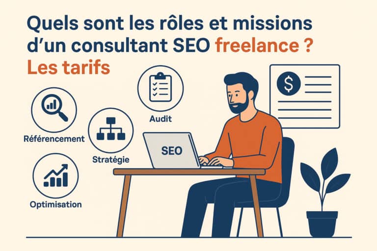 roles missions tarifs consultant SEO freelance