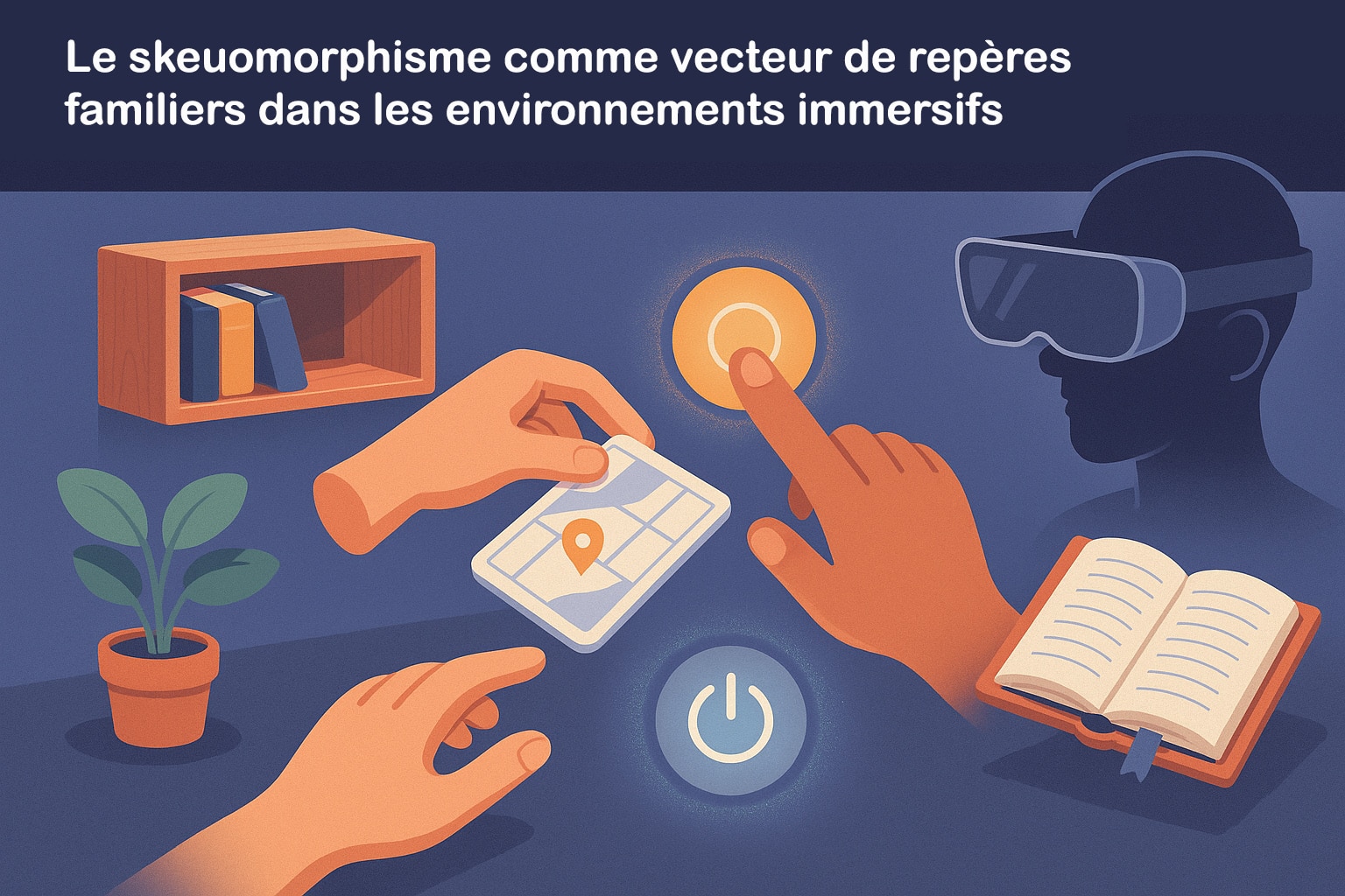 skeuomorphisme environnement immersif