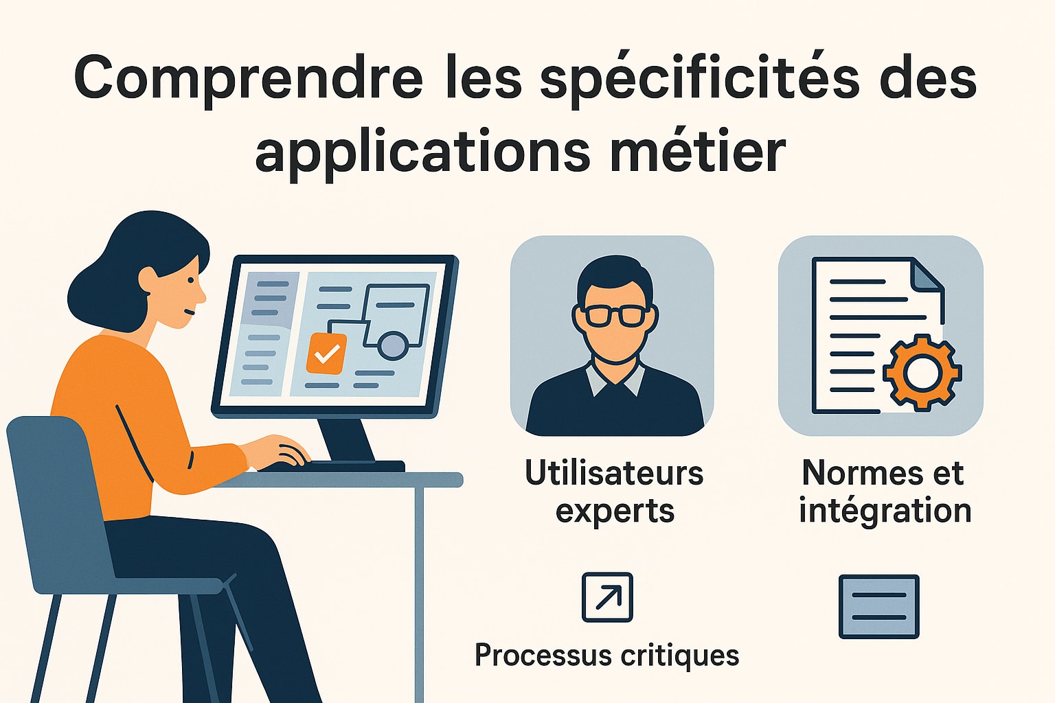 specificites applications métier