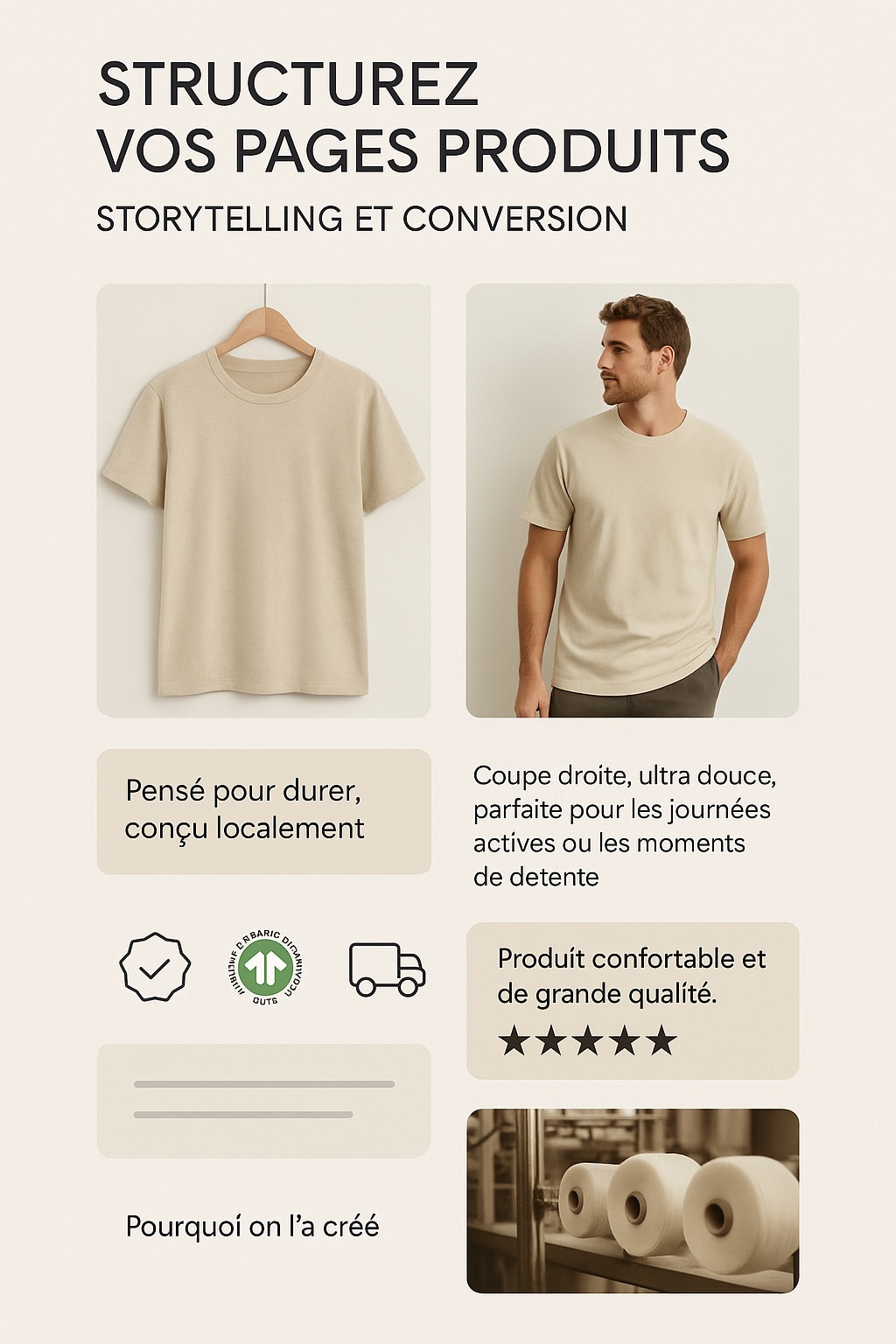 structuration page produit