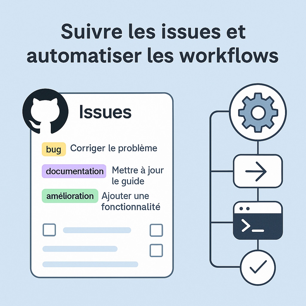 suivre workflow github
