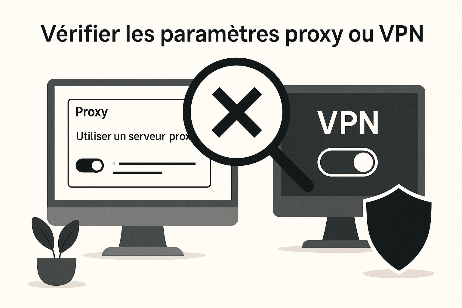 verifier parametres proxy ou vpn
