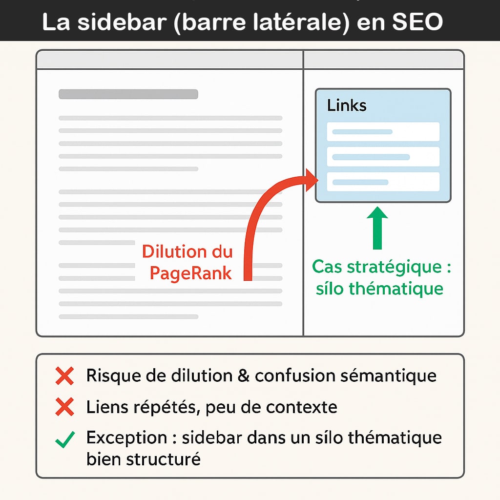 barre latérale seo