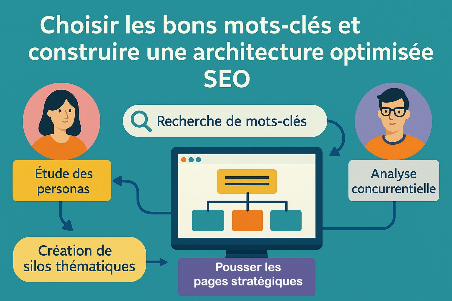 bon mots clés et architecture SEO