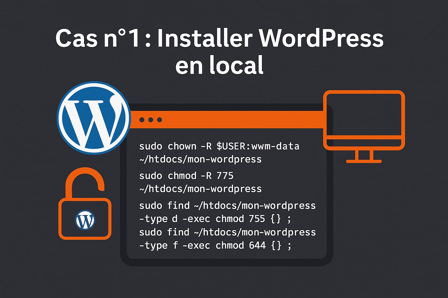 cas installation wordpress en local