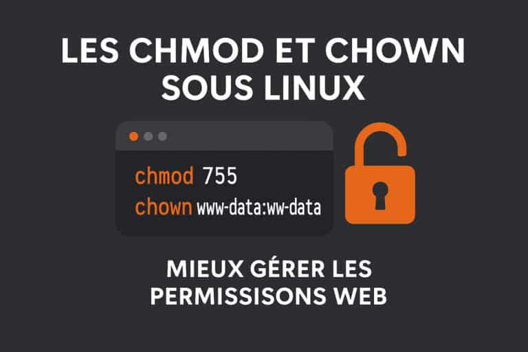 chmod et chown sous linux