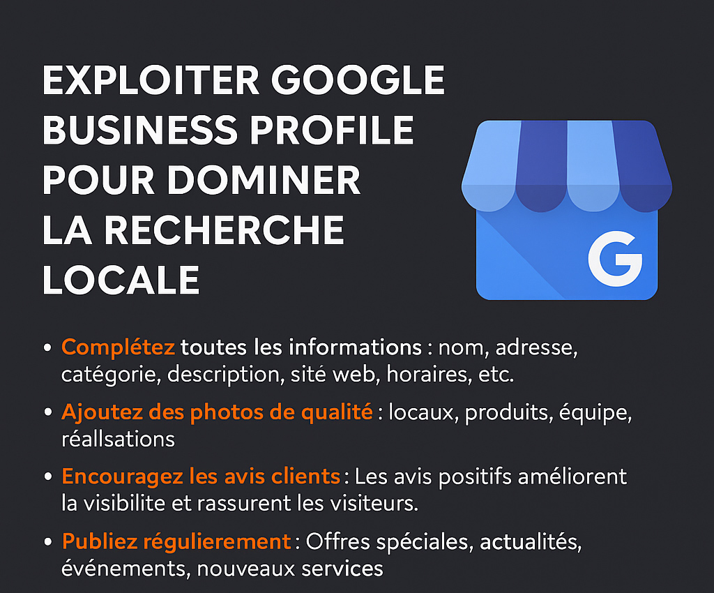 exploiter google business profile tpe