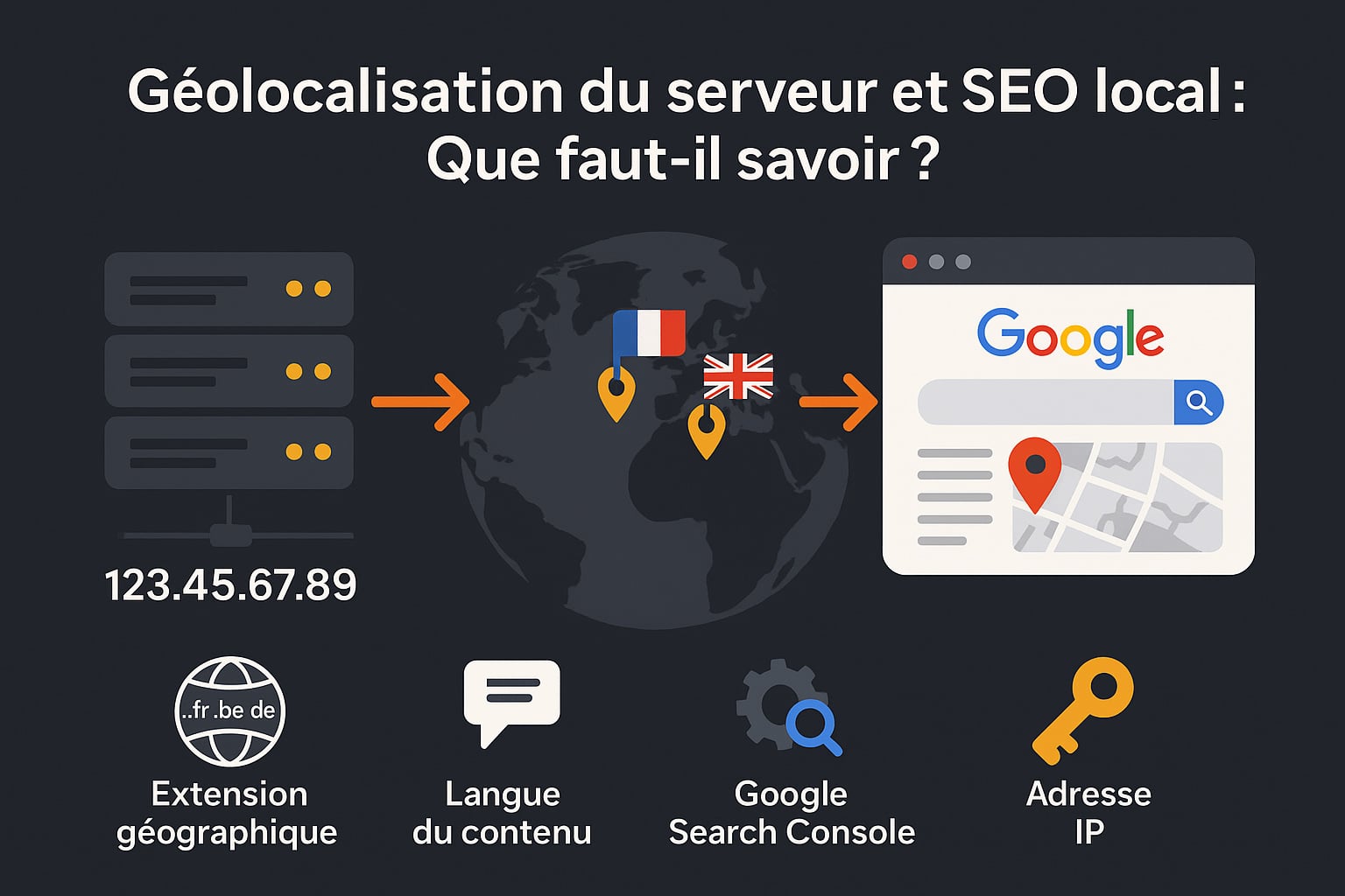 geolocalisation serveur et seo local