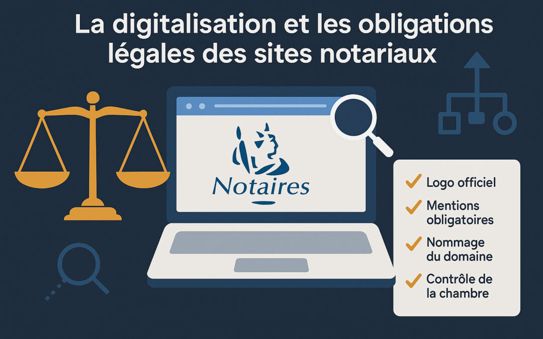 Site Internet pour notaire : Quelles obligations légales respecter ?