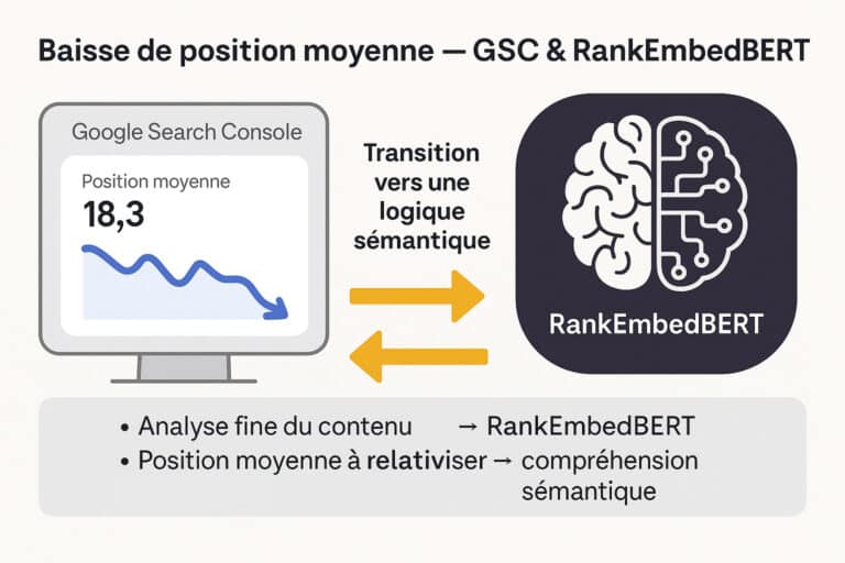 rankembedbert et position moyenne gsc