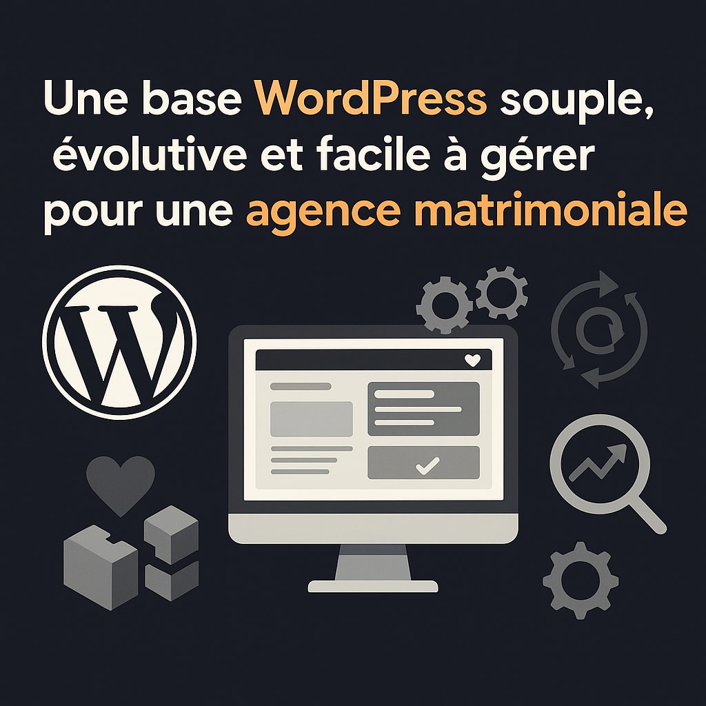 site wordpress agence matrimoniale