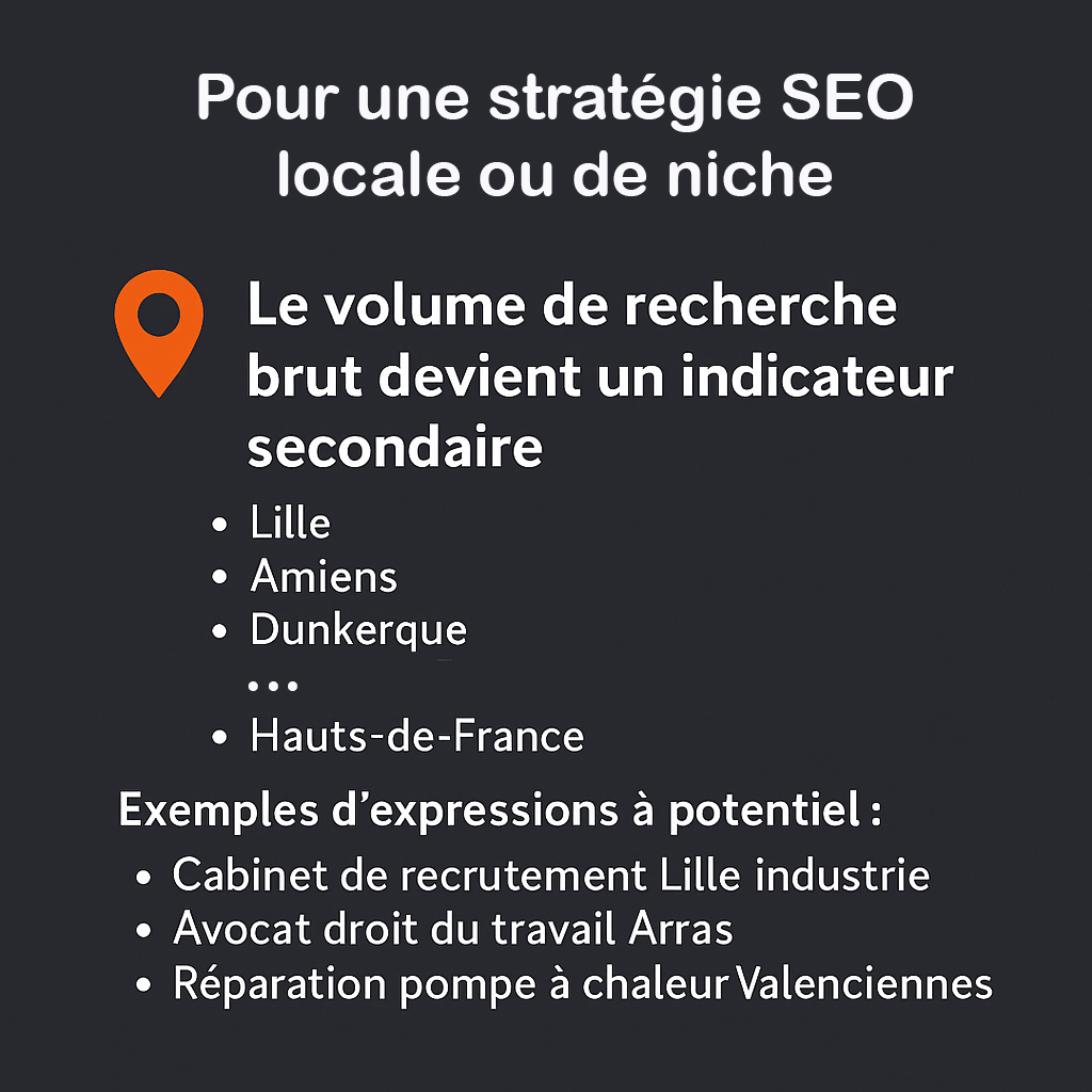 strategie seo local ou niche