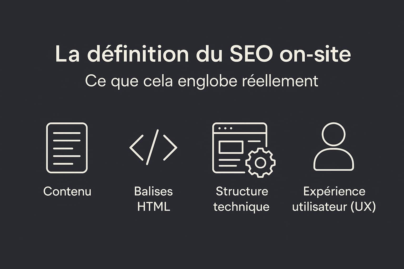 ce qu'englobe le seo on site