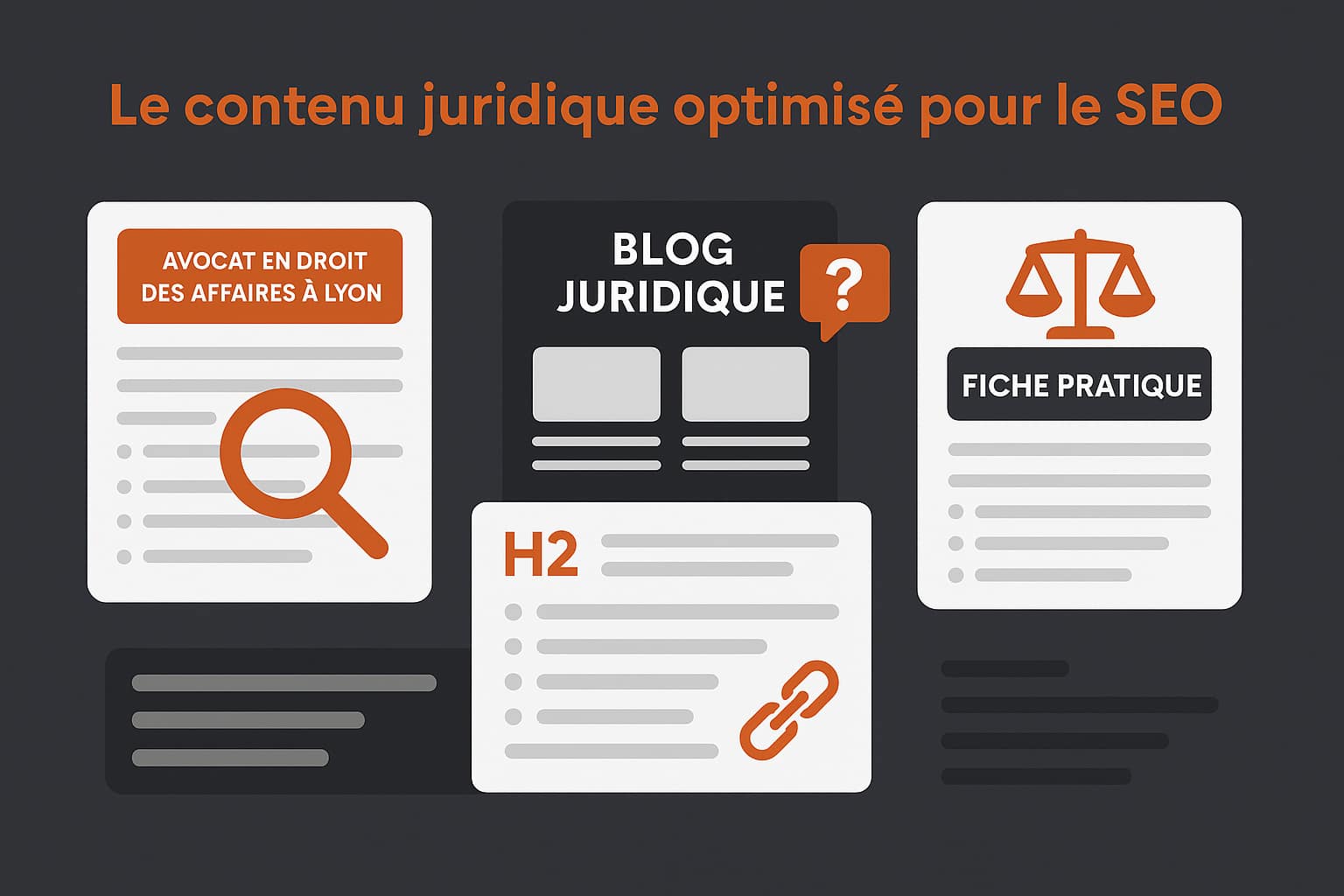 contenu juridique optimisé seo