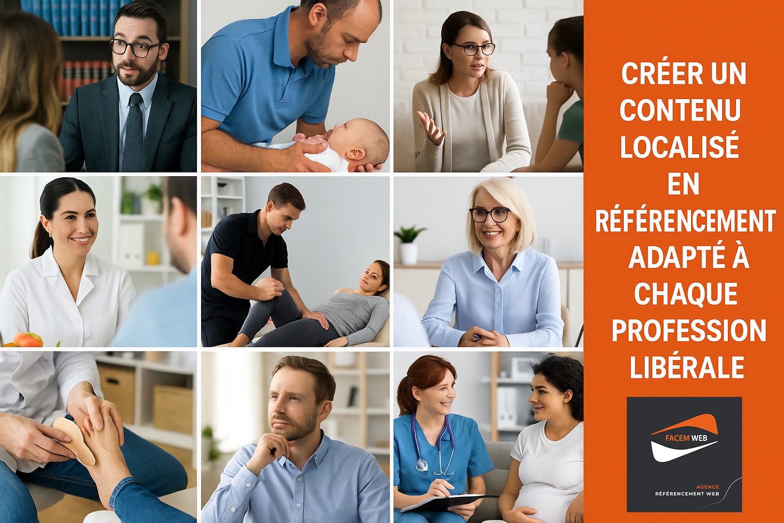 creer contenu localisé seo profession liberale