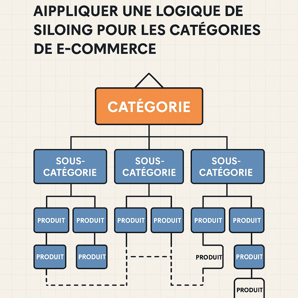 logique de siloing categorie E-commerce