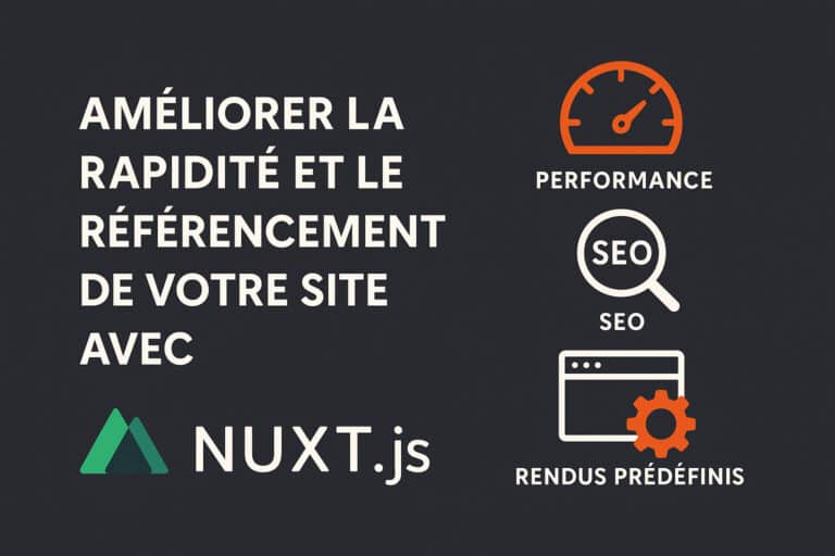 nuxt js performance rapidité référencement