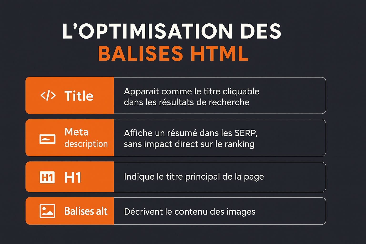 optimisation balises html