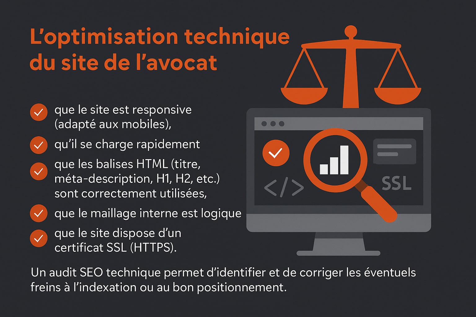 optimisation site technique avocat