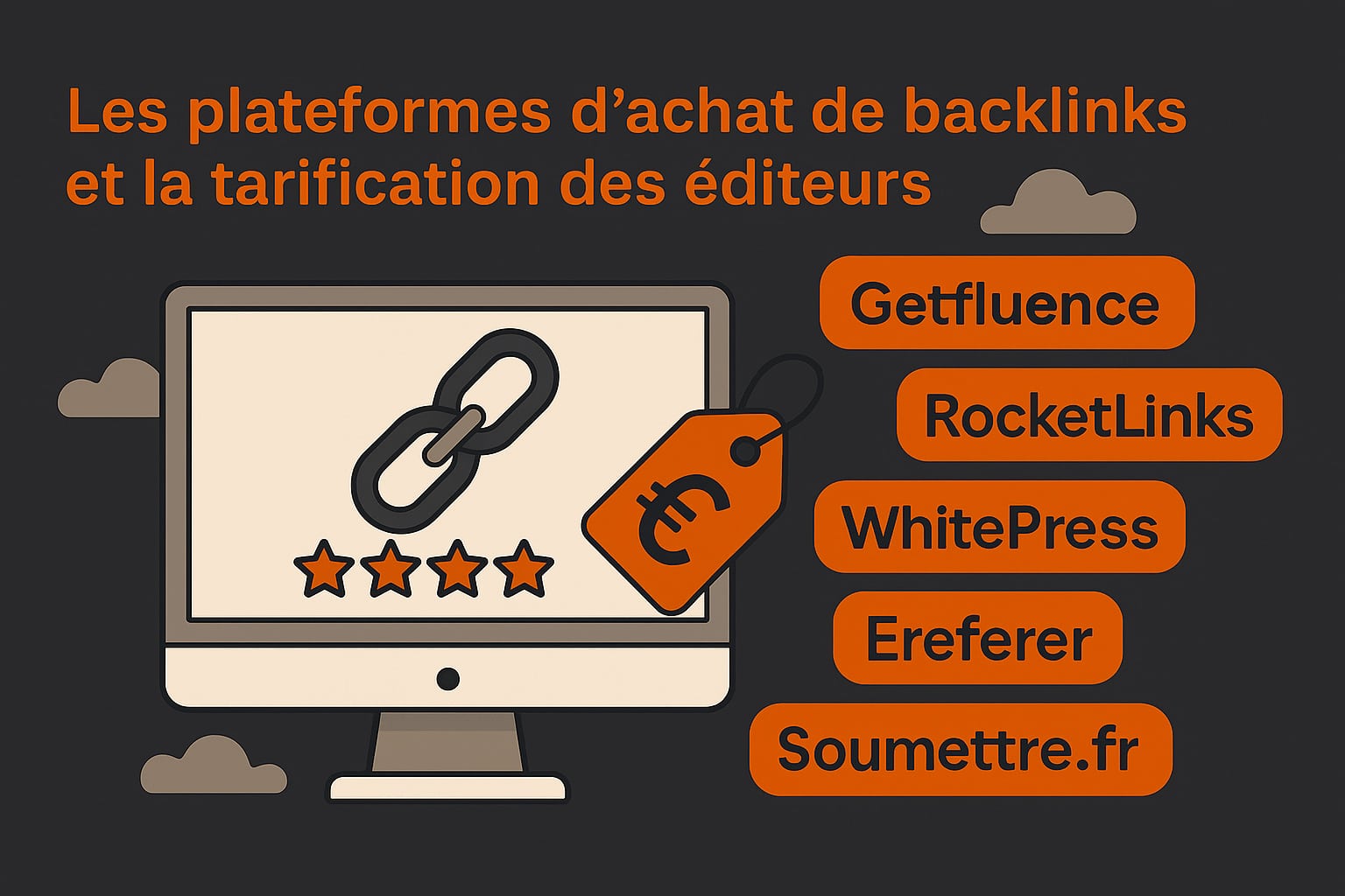 plateformes achats de liens et tarification