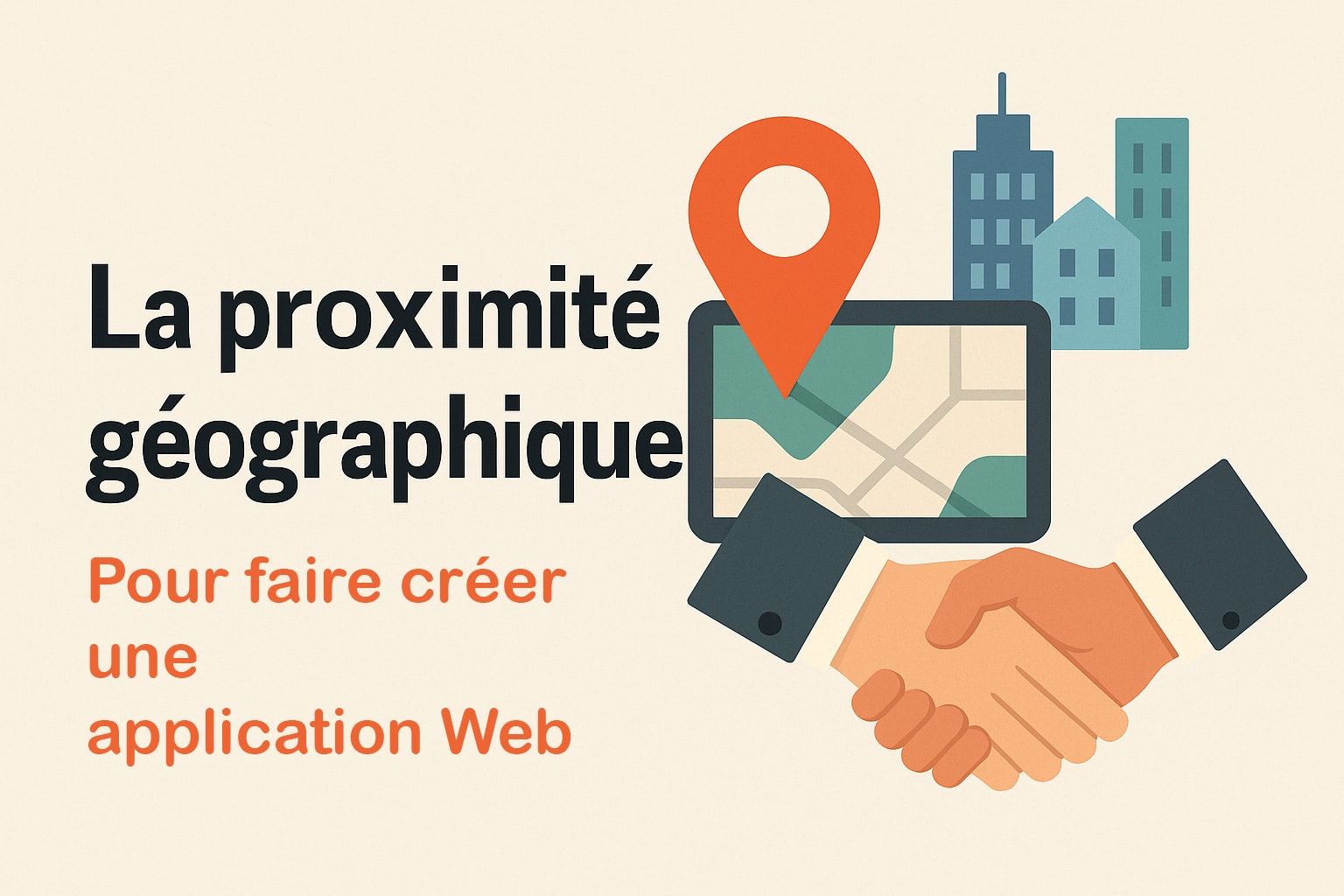 proximite geographique createur application Web