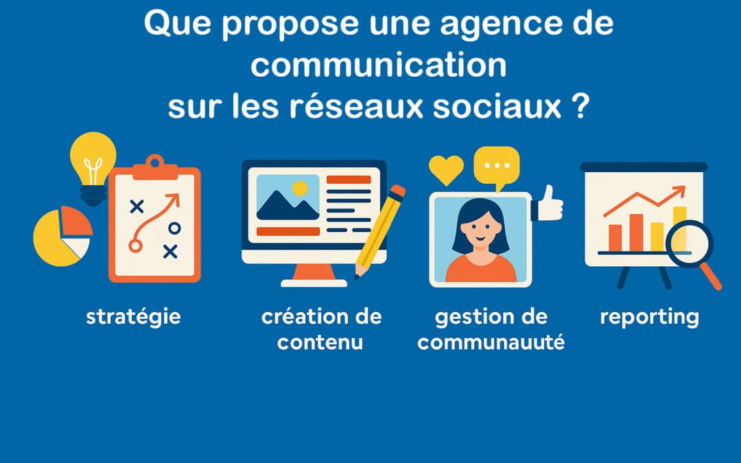 Que propose une agence de communication sur les réseaux sociaux ? Les services