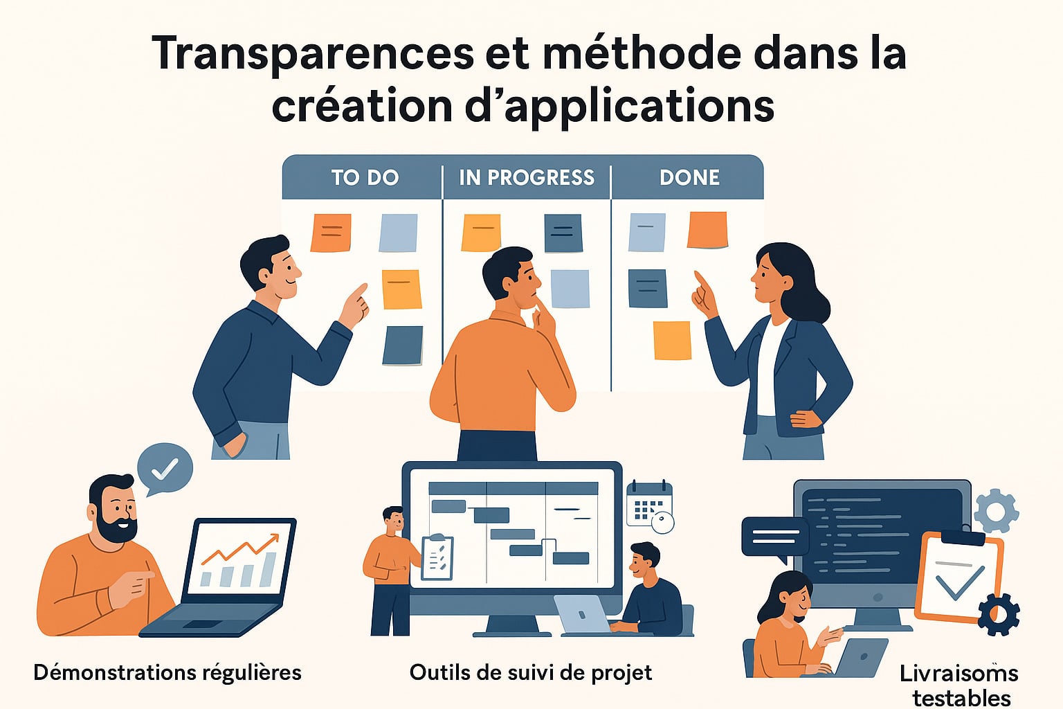 transparences et methode creation d'application