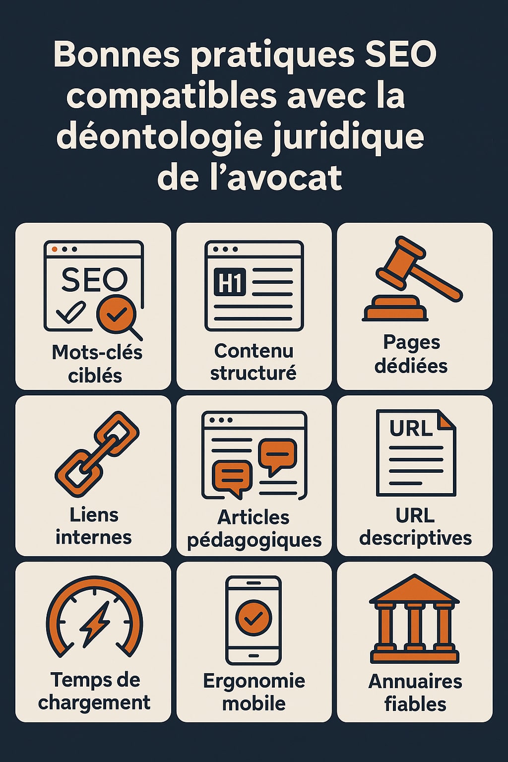bonnes pratiques SEO compatibles avec le metier d avocat