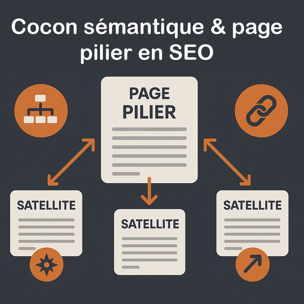 cocon semantique et page pilier seo
