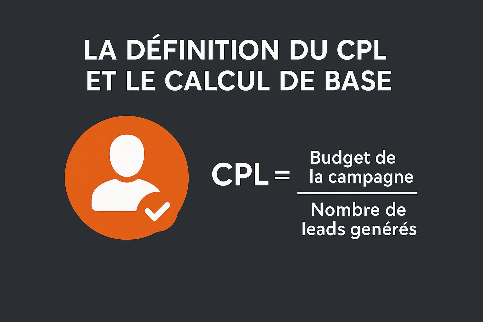 definition et calcul du cout par lead