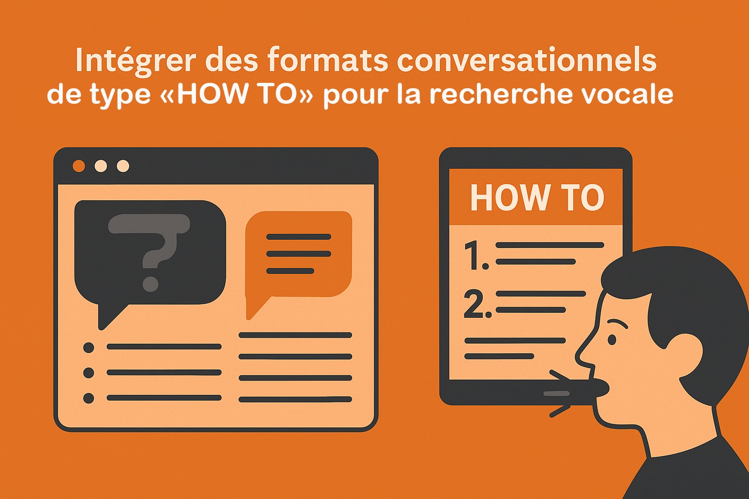 format conversationnel site internet recherche vocale