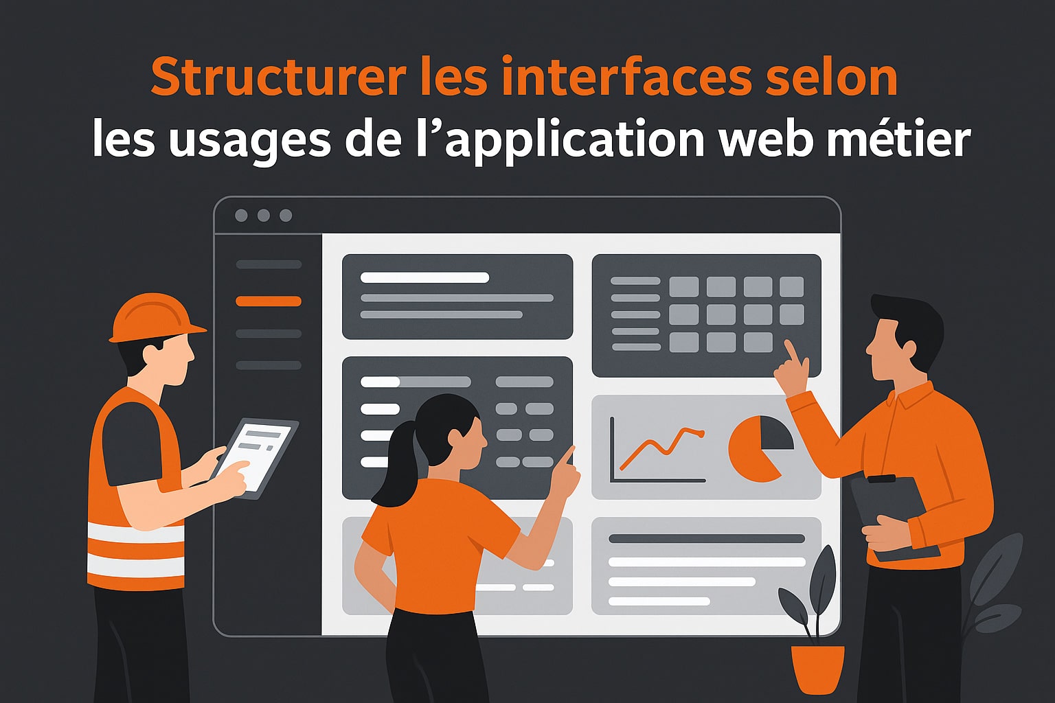 interface application metier selon les usages