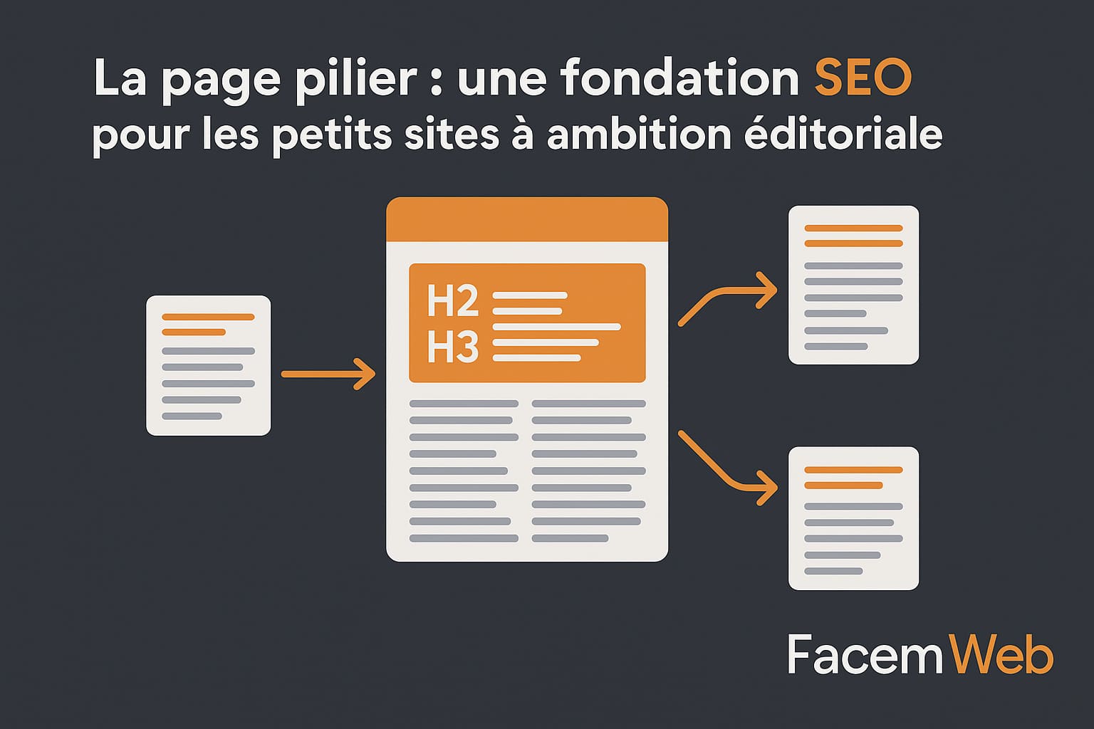 page pilier site editorial
