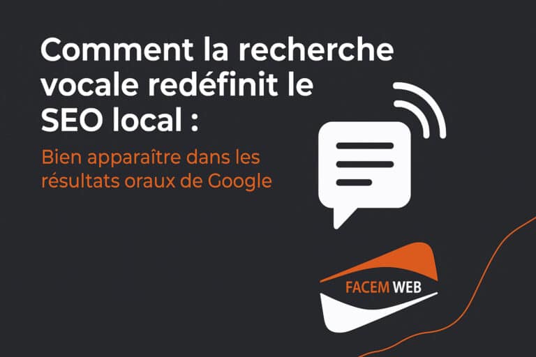 recherche vocale google SEO local