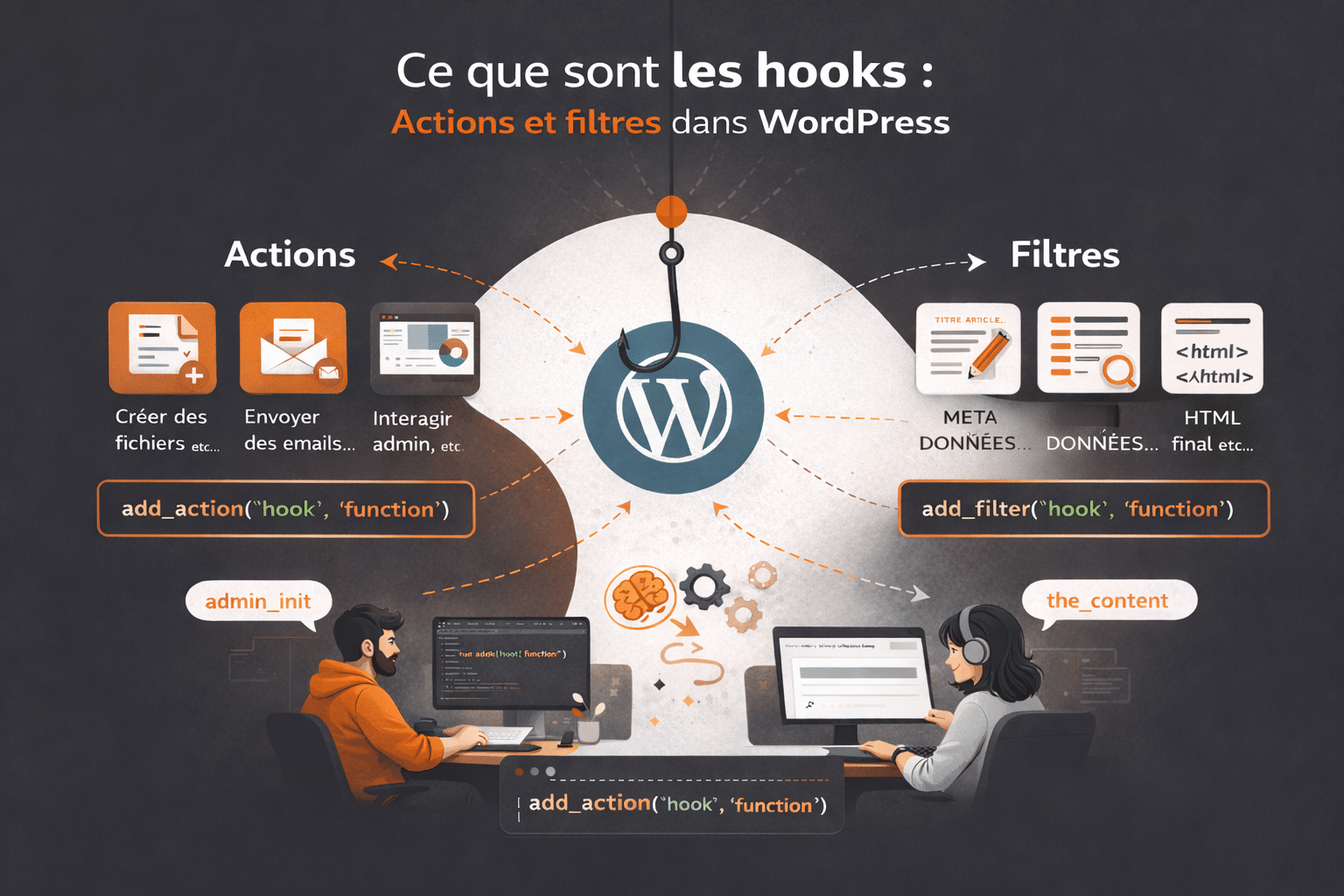 actions et filtres hooks wordpress