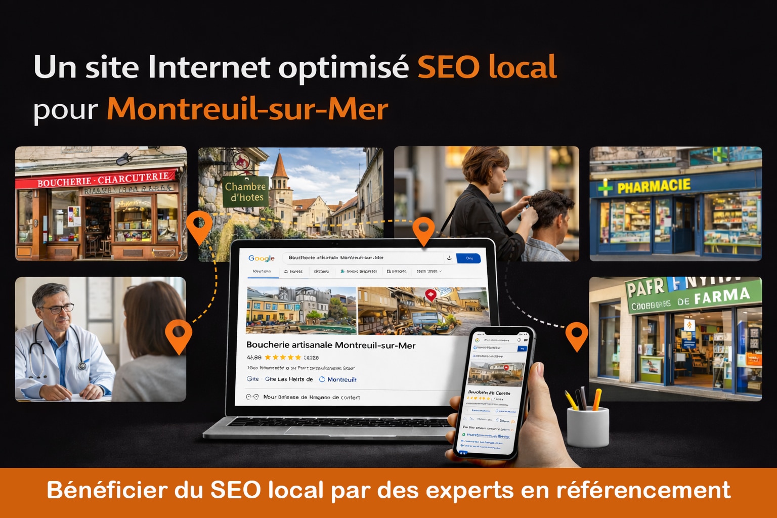 expert seo local montreuil sur mer