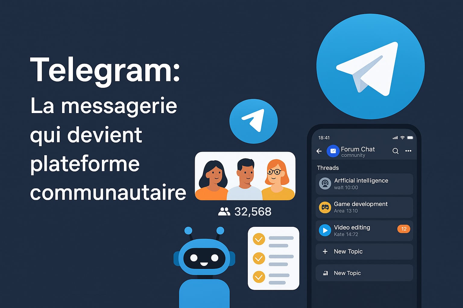 plateforme communautaire telegram