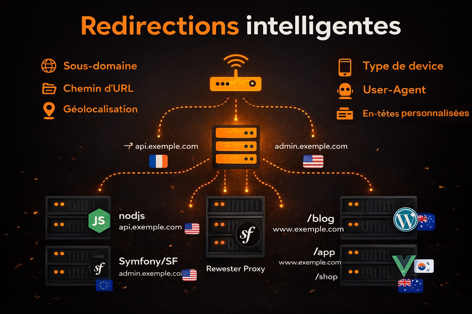 redirections intelligentes