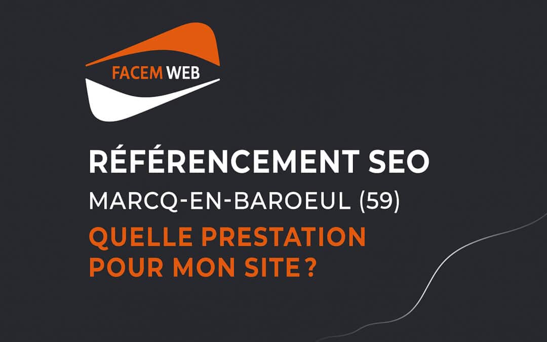 Référencement SEO Marcq-en-Baroeul (59) : Quelle prestation pour mon site ?