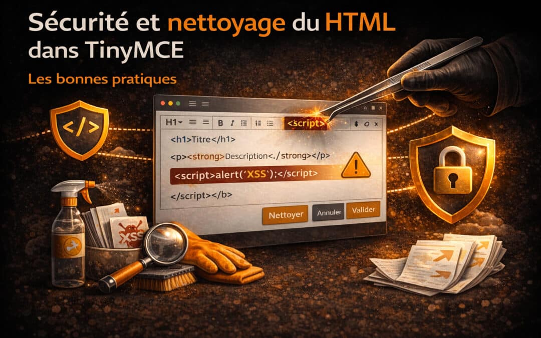 Sécurité et nettoyage du html dans tinymce : Les bonnes pratiques