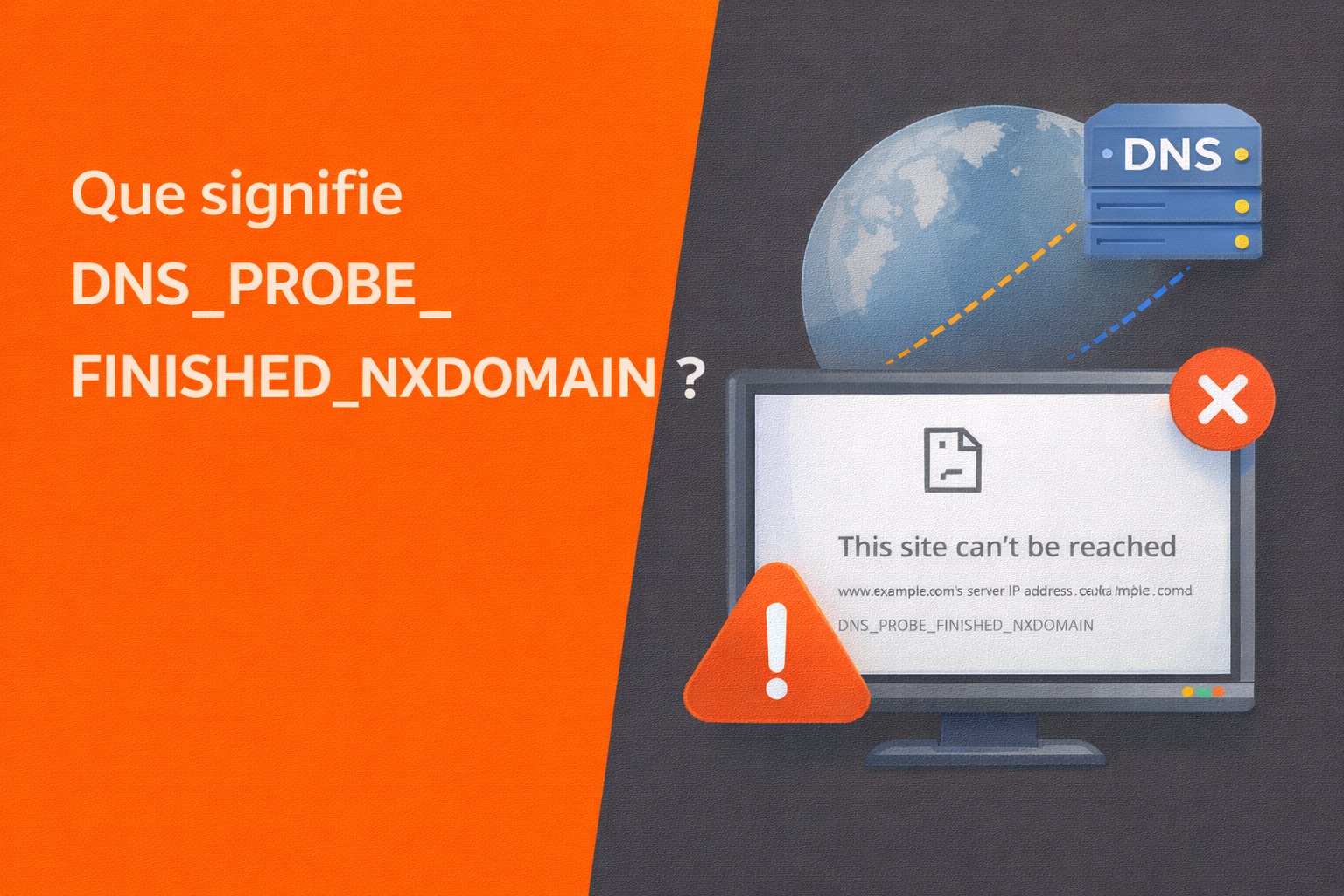 DNS_PROBE_FINISHED_NXDOMAIN signification