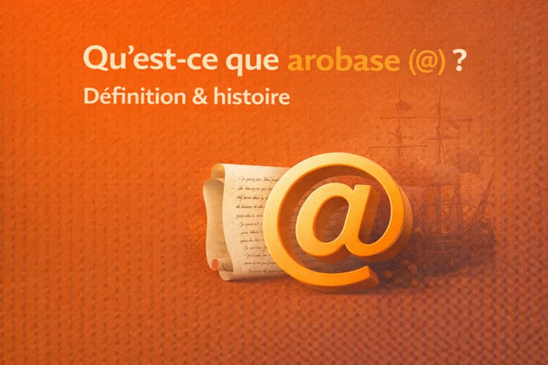 arobase definition histoire