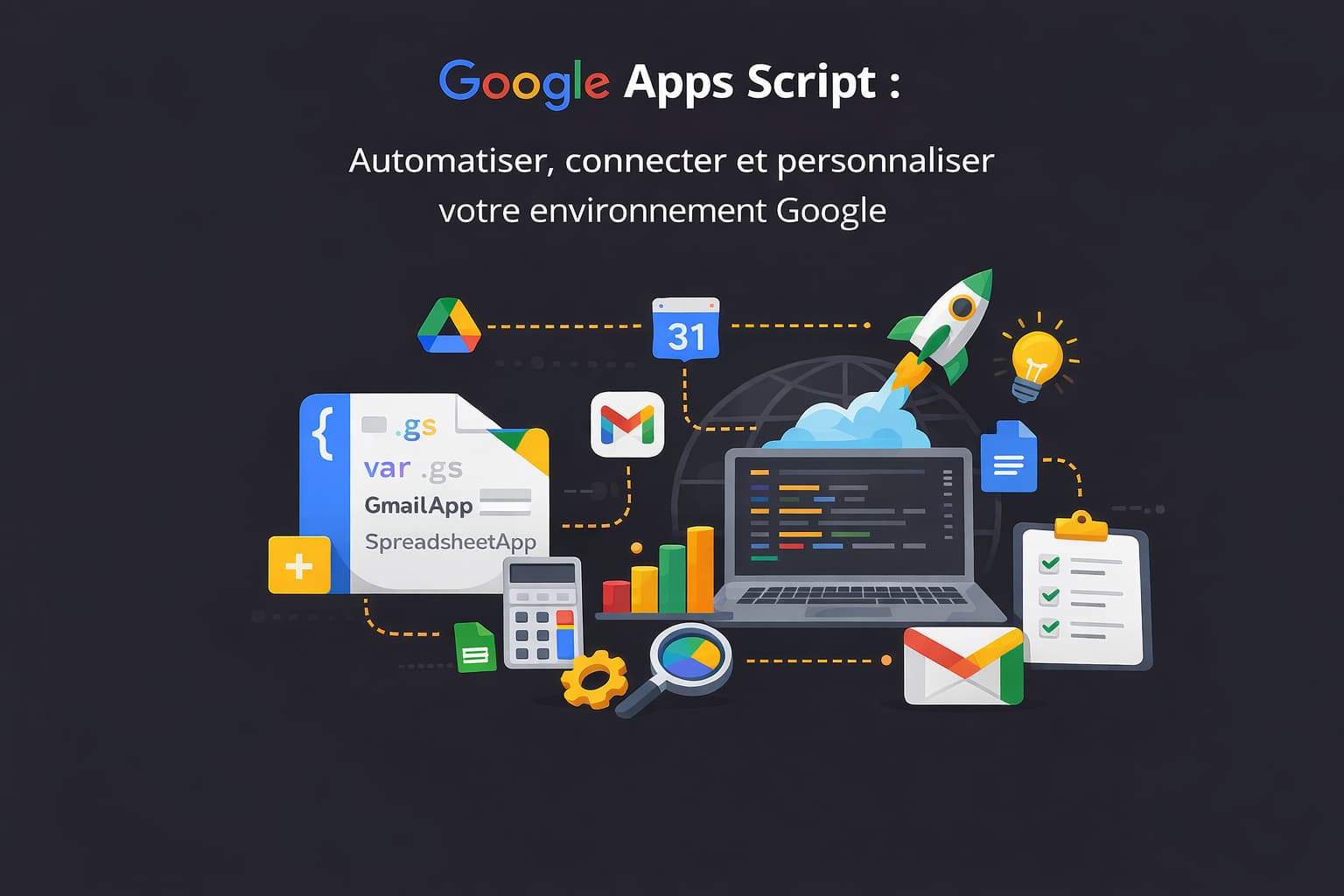 automatiser connecter et personnaliser environnement google