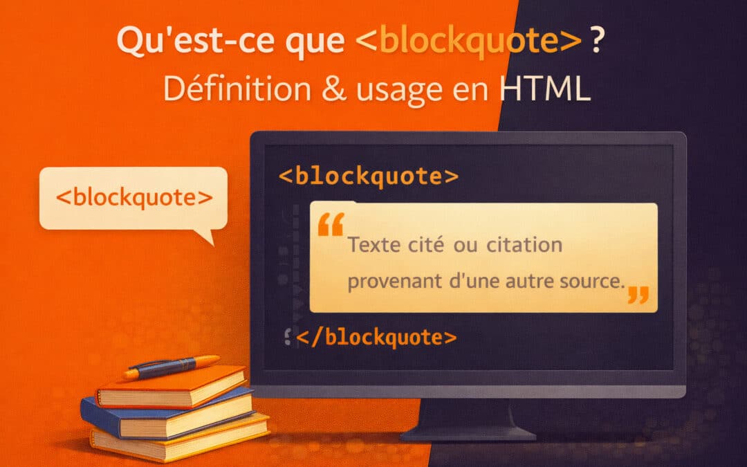 Qu&rsquo;est-ce que <blockquote> ? Définition & usage en html