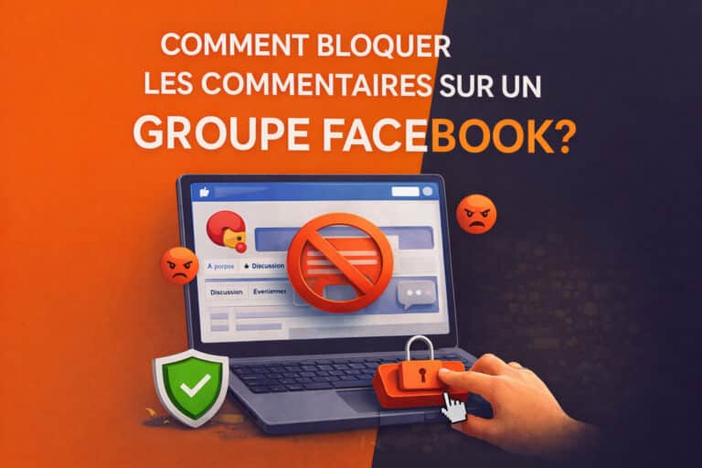 bloquer commentaires groupe Facebook