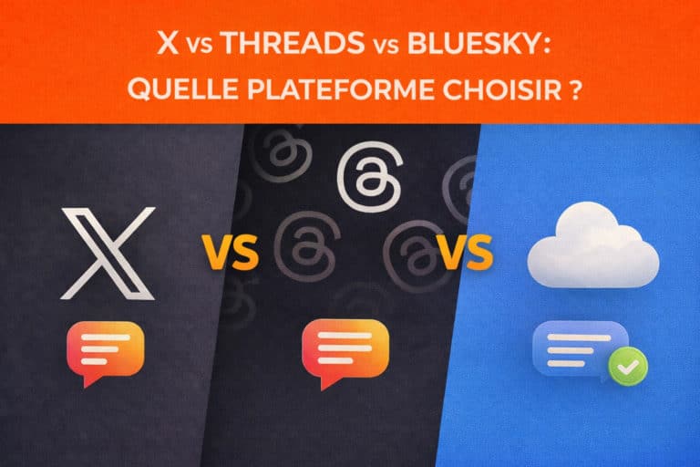 choisir plateforme entre X threads et blesky