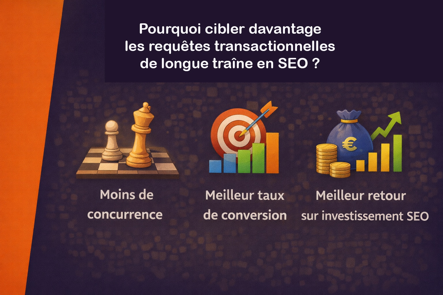 cibler davantage requetes transactionnelles longue traine seo