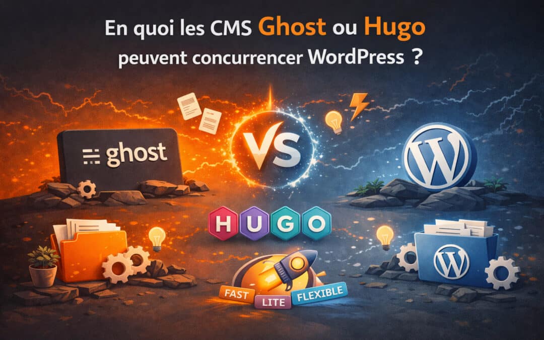 En quoi les CMS Ghost ou Hugo peuvent concurrencer WordPress