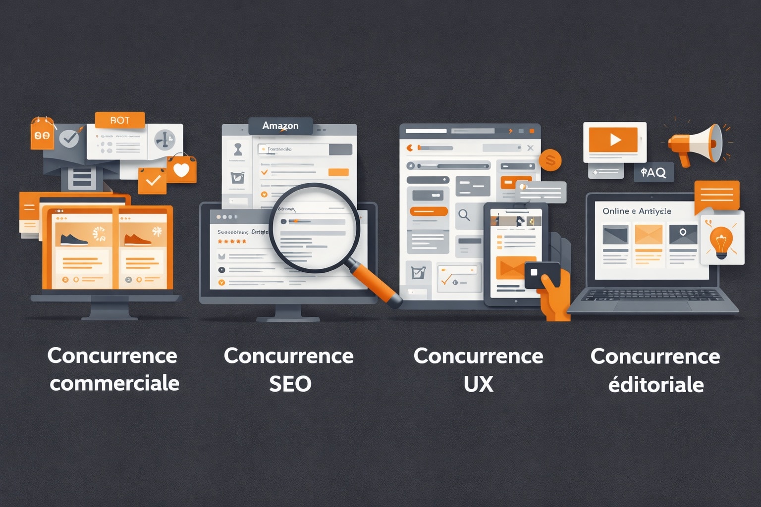 différentes formes concurrence e commerce