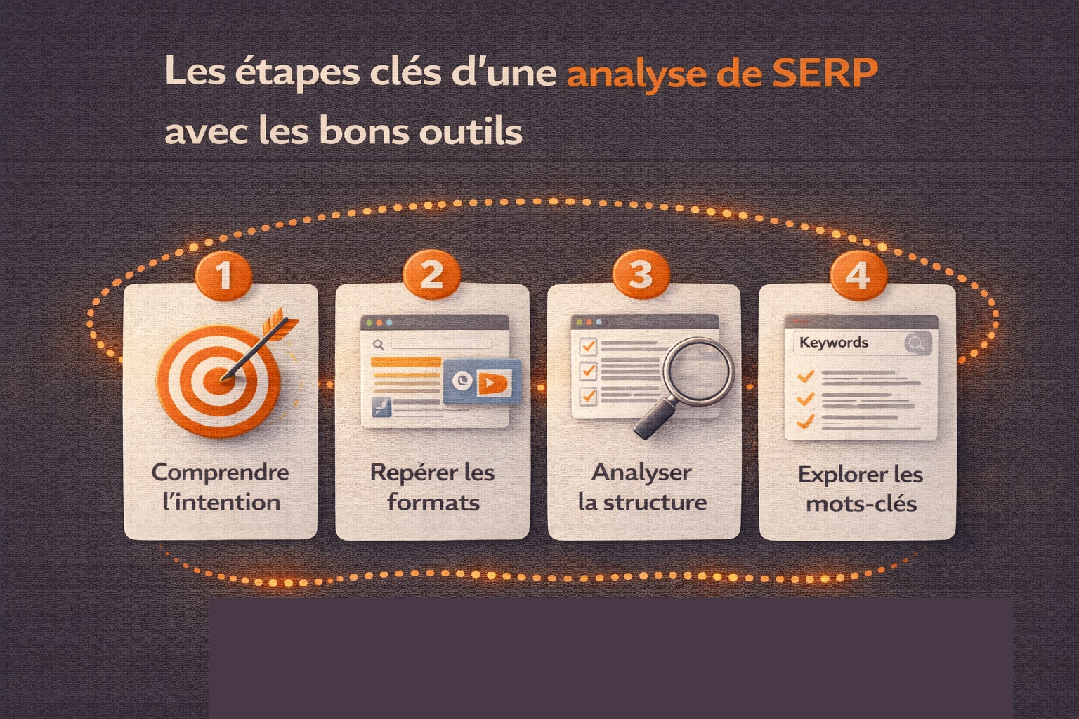 etapes clefs d'une analyse de la serp